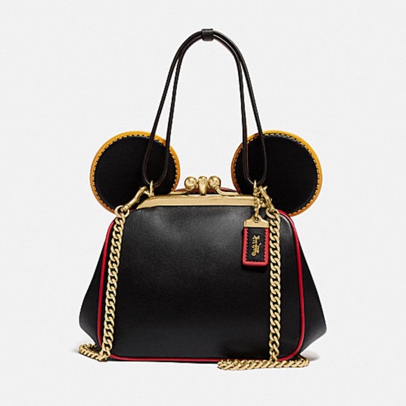 # Coach Disney Mickey Mouse X Keith Haring Kisslock Bag New With Tag- Reemoly - Picture 1 of 16